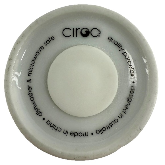 Ciroa Oiseau Coffee Travel Mug W/Lid Bird on a Vine Black and White Unused New - Picture 3 of 8